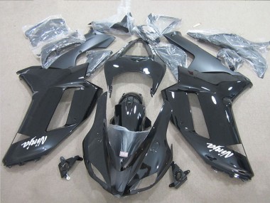 Beste Kawasaki ZX6R Motorrad Verkleidung 2007-2008 - Schwarz Ninja