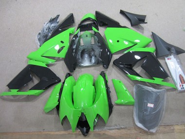 Beste Kawasaki ZX10R Motorrad Verkleidung 2004-2005 - Schwarz Grun