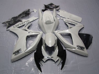 Beste Suzuki GSXR 600 Motorrad Verkleidung 2006-2007 - Weiss