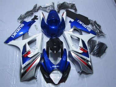 Beste Suzuki GSXR 1000 Motorrad Verkleidung 2007-2008 - Blau Weiss Rot