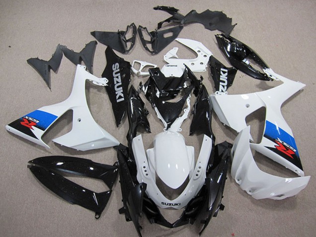 Beste Suzuki GSXR 1000 Motorrad Verkleidung Kit 2009-2016 - Weiss Blau Schwarz