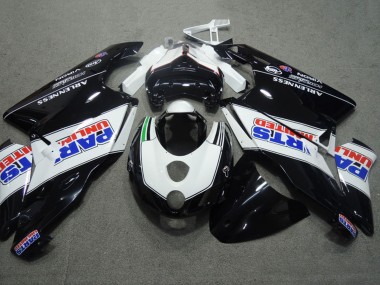 Beste Ducati 749 999 Motorrad Verkleidung 2003-2004 - Weiss Glanzendes Schwarz Parts Unlimited