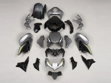 Beste Kawasaki Z900 Motorrad Verkleidung 2020-2024 - Grau Schwarz