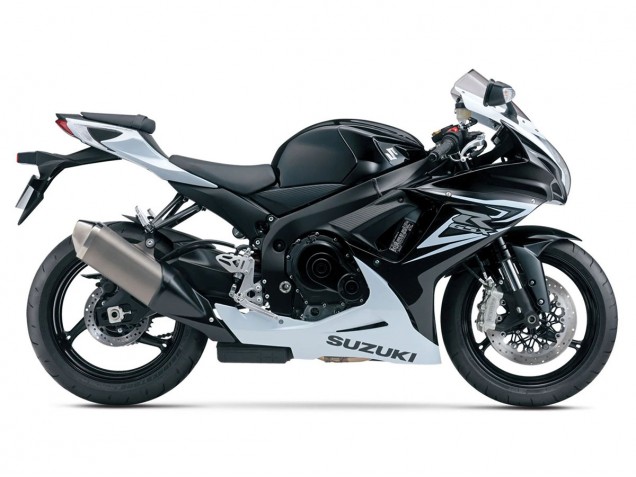 Beste Suzuki GSXR 600/750 Motorrad Verkleidung 2011-2024 - Weiss