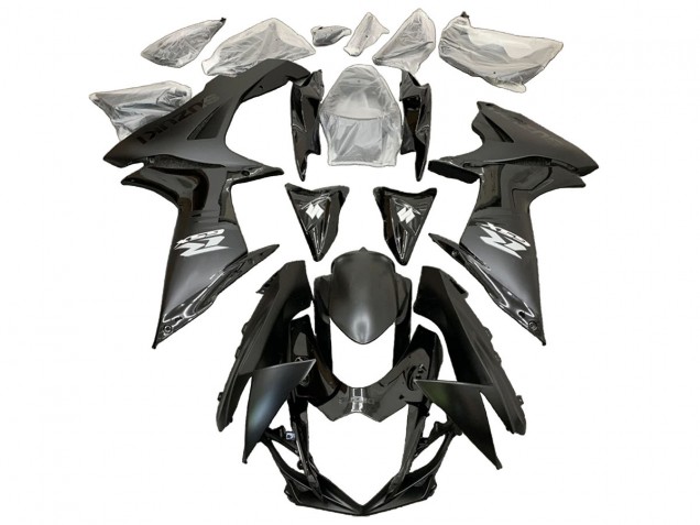 Beste Suzuki GSXR 600/750 Motorrad Verkleidung 2011-2024 - Matt Schwarz