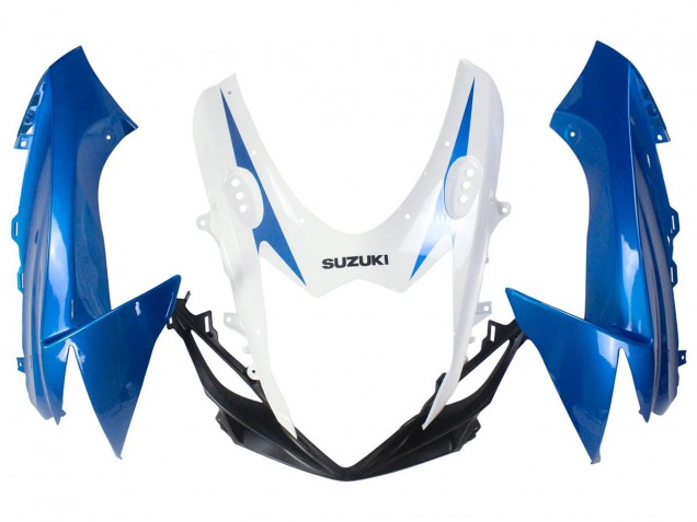 Beste Suzuki GSXR 600/750 Motorrad Verkleidung 2011-2024 - Blau Weiss