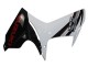 Beste Suzuki GSXR 600/750 Motorrad Verkleidung 2011-2024 - Weiss Glanzendes Schwarz