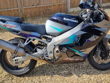 Beste Kawasaki Ninja ZX9R Motorrad Verkleidung 2002-2003 - Blau Silber