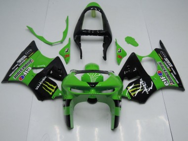Beste ZX6R 1998-1999 Verkleidungen - Grünes Monster