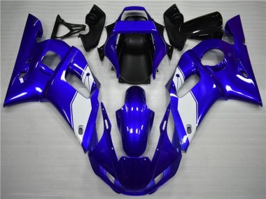 Beste R6 1998-2002 Verkleidungen - Weiß Blau