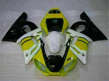 Beste R6 1998-2002 Verkleidungen - Gelb Weiß