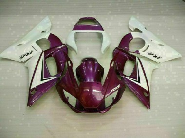 Beste R6 1998-2002 Verkleidungen - Lila Weiß