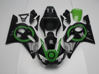Beste R6 1998-2002 Verkleidungen - Schwarz Grün Kreis