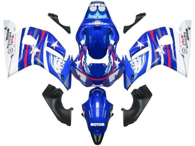 Beste R6 1998-2002 Verkleidungen - Blau Weiß Star Fiat Beste R6 1998-2002 Verkleidungen - Blau Weiß Star Fiat