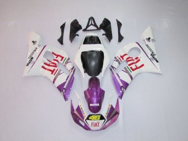 Beste R6 1998-2002 Verkleidungen - Weiß Lila Fiat 46