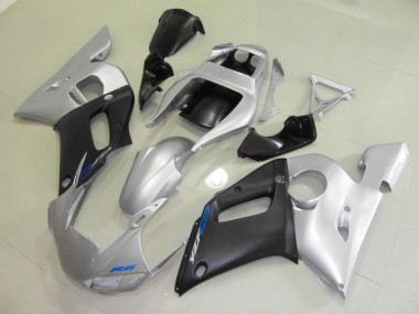 Beste R6 1998-2002 Verkleidungen - Schwarz Silber
