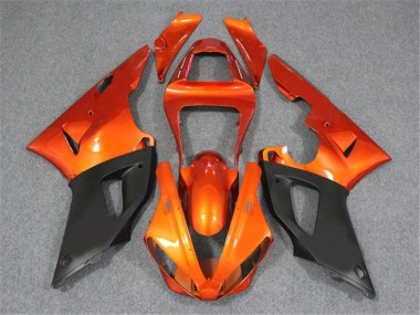 Beste R1 2000-2001 Verkleidungen - Orange Schwarz