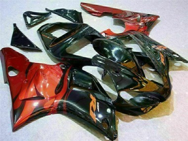 Beste R1 2000-2001 Motorrad Verkleidungen - Rot