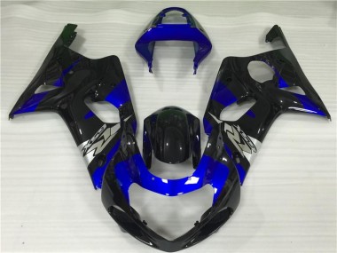 Beste GSXR 1000 K1 2000-2002 Verkleidungen - Blau Schwarz