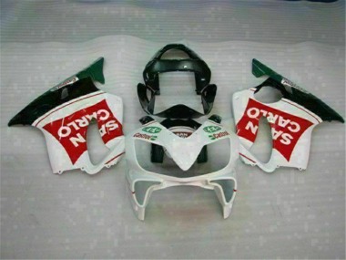 Beste CBR 600 F4i 2001-2003 Verkleidungen - Rot Weiß Schwarz San Carlo