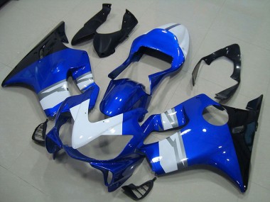 Beste CBR 600 F4i 2001-2003 Verkleidungen - Weiß Blau Schwarz
