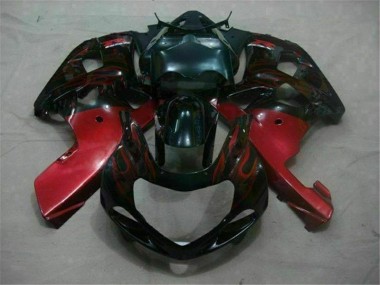 Beste GSXR 600 / 750 K1 K2 K3 2001-2003 Verkleidungen - Schwarz Rot
