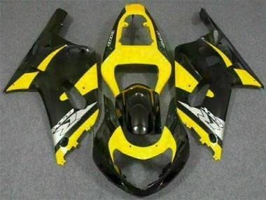Beste GSXR 600 / 750 K1 K2 K3 2001-2003 Verkleidungen - Gelb Schwarz