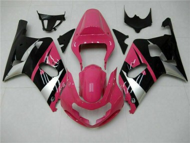 Beste GSXR 600 / 750 K1 K2 K3 2001-2003 Verkleidungen - Rosa Schwarz