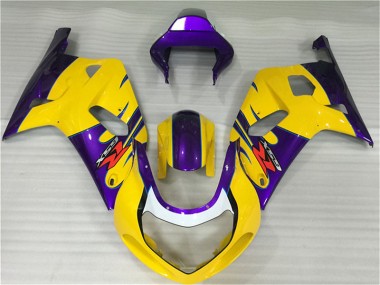 Beste GSXR 600 / 750 K1 K2 K3 2001-2003 Verkleidungen - Gelb