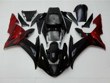 Beste R1 2002-2003 Verkleidungen - Schwarz Rot