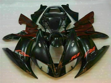 Beste R1 2002-2003 Motorrad Verkleidung - Schwarz
