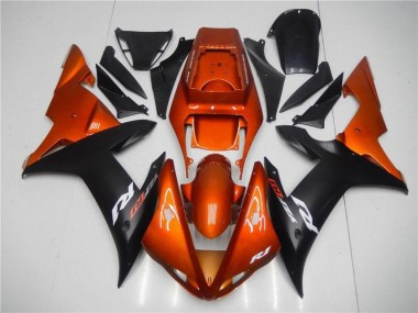 Beste R1 2002-2003 Verkleidungen - Orange Schwarz