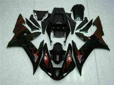 Beste R1 2002-2003 VollVerkleidungen & Plastik - Schwarz