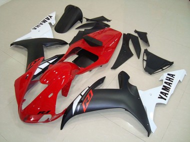Beste R1 2002-2003 Verkleidungen - Matt Schwarz Rot