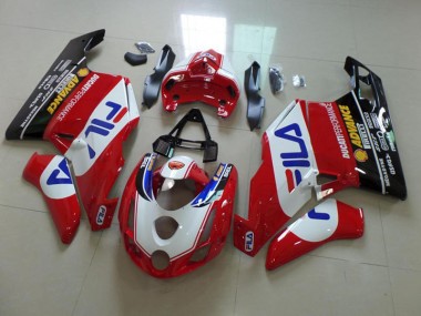 Beste Ducati 749 999 2003-2004 Verkleidungen - Rot Fila