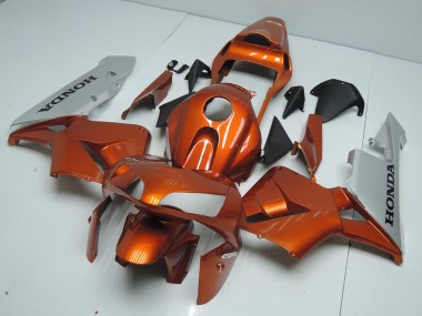 Beste CBR 600 RR 2003-2004 Verkleidungen - Orange Silber