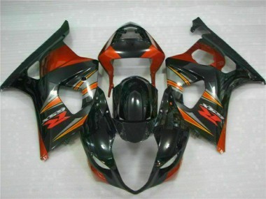 Beste GSXR 1000 K3 2003-2004 Verkleidungen Komplett Sets - Schwarz