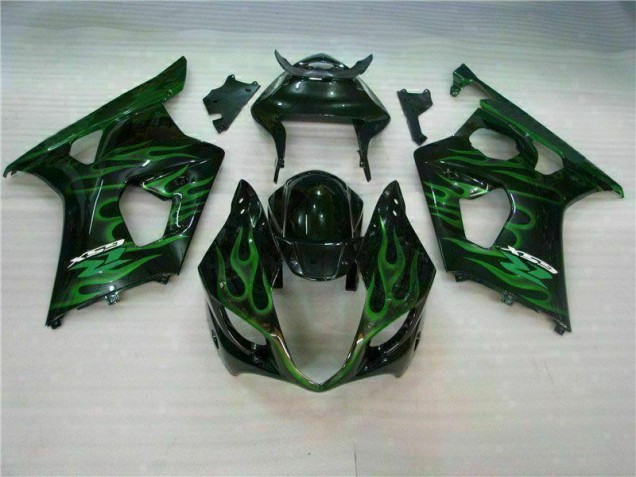 Beste GSXR 1000 K3 2003-2004 Verkleidungen - Grün Schwarz Beste GSXR 1000 K3 2003-2004 Verkleidungen - Grün Schwarz
