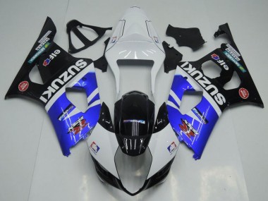 Beste GSXR 1000 K3 2003-2004 Verkleidungen - Blau, Weiß und Schwarz