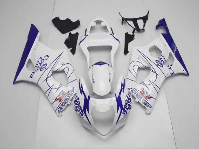Beste GSXR 1000 K3 2003-2004 Verkleidungen - Blau Whie Corona Beste GSXR 1000 K3 2003-2004 Verkleidungen - Blau Whie Corona