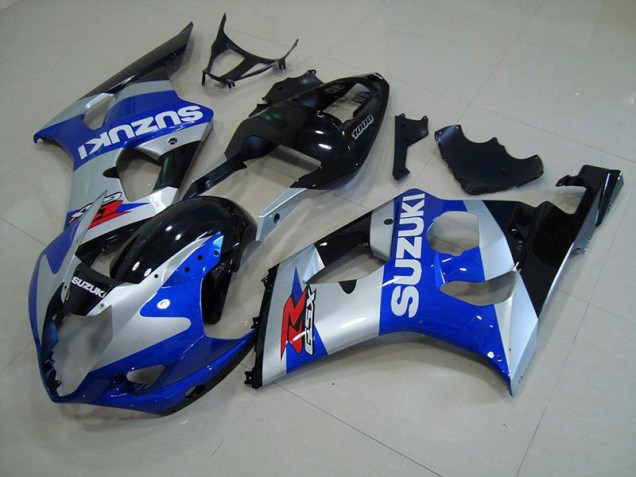 Beste GSXR 1000 K3 2003-2004 Verkleidungen - Blau Silber Beste GSXR 1000 K3 2003-2004 Verkleidungen - Blau Silber