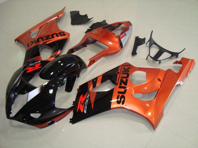 Beste GSXR 1000 K3 2003-2004 Verkleidungen - Orange und Schwarz Beste GSXR 1000 K3 2003-2004 Verkleidungen - Orange und Schwarz