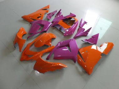 Beste ZX10R 2003-2005 Verkleidungen - Orange und Rosa