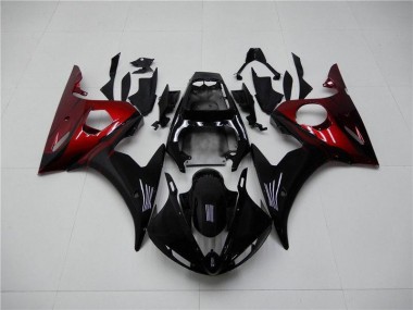 Beste R6 2003-2005 Verkleidungen - Schwarz Rot