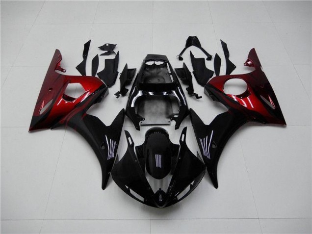Beste R6 2003-2005 Verkleidungen - Schwarz Rot Beste R6 2003-2005 Verkleidungen - Schwarz Rot