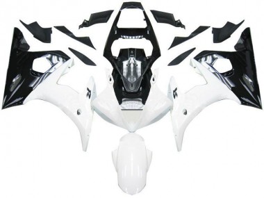 Beste R6 2003-2005 Verkleidungen - Schwarz Weiß