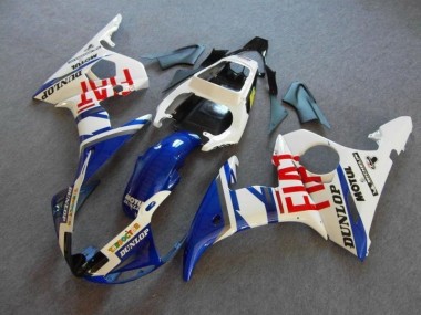 Beste R6 2003-2005 Verkleidungen - Blau Weiß Fiat