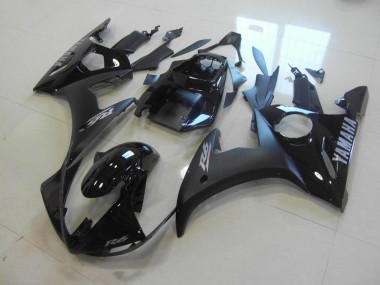 Beste R6 2003-2005 Verkleidungen - Matt Schwarz Glänzend Schwarz