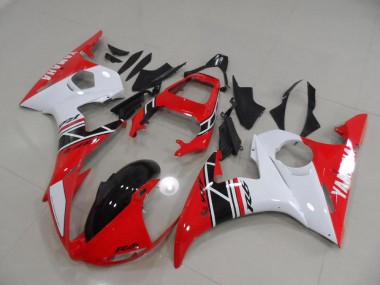 Beste R6 2003-2005 Verkleidung - Rot Weiß Schwarz