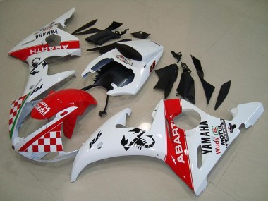 Beste R6 2003-2005 Verkleidung - Rot Weiß